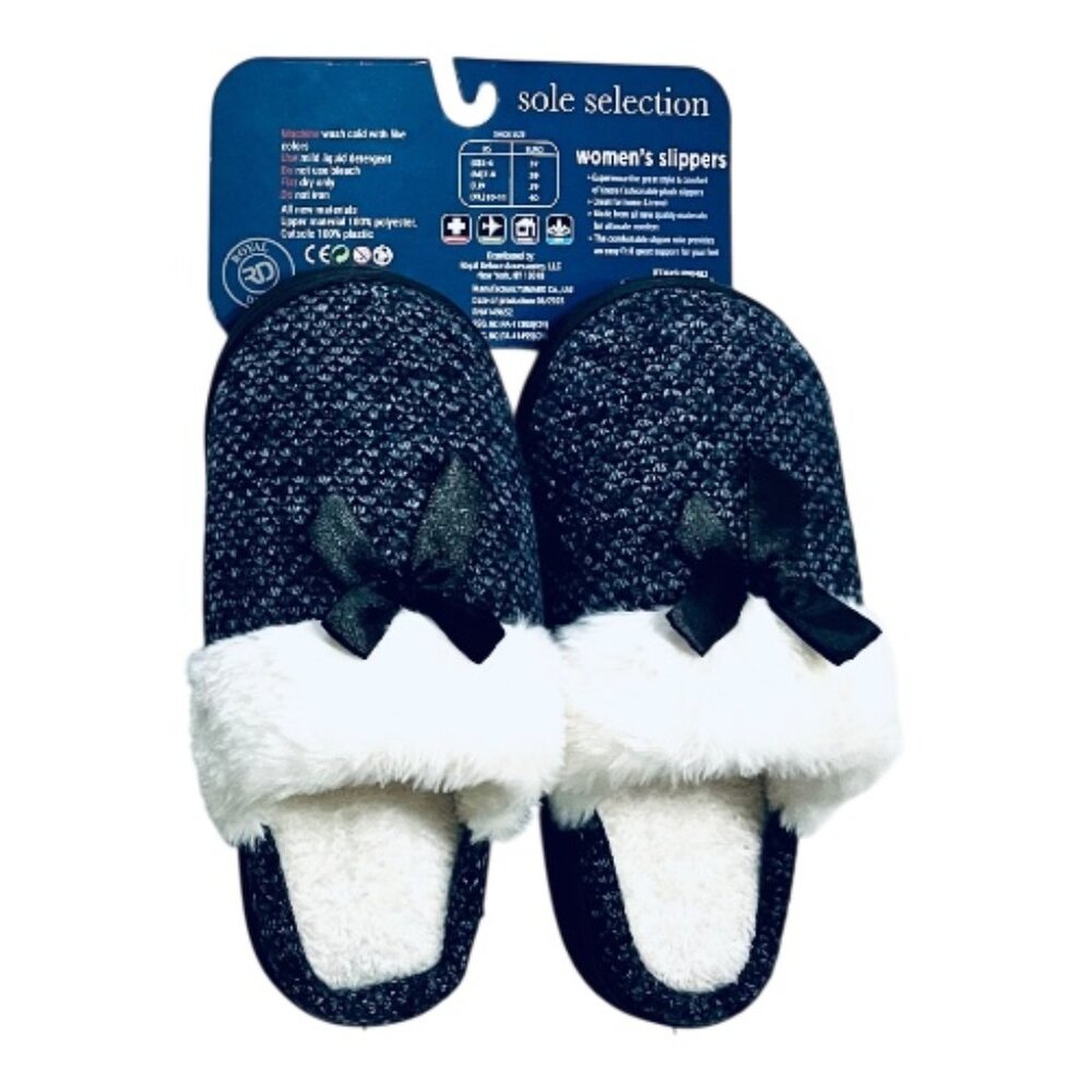 Royal Deluxe Sole Selection Memory Foam Women's Slippers Size M 7/8 NWT